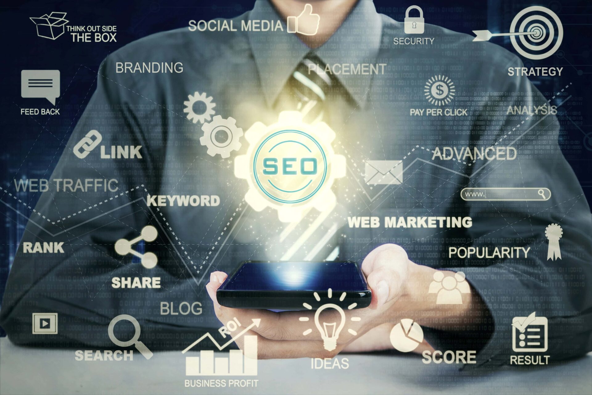 Digitale Marketing- und SEO-Strategien für 2025, Fokus auf Webtraffic und Ranking-Verbesserung.